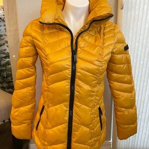 NWOT Sam Edelman Yellow Puffer Jacket